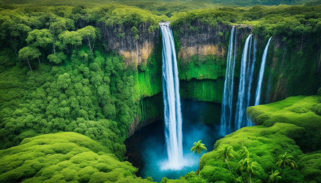 Chamarel-Wasserfall