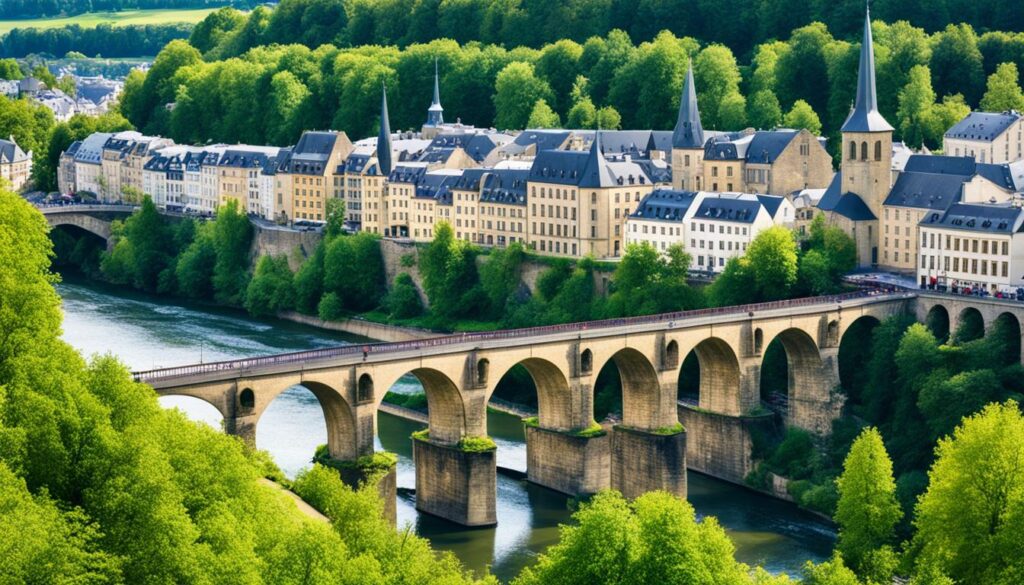 Adolphe-Brücke Luxemburg-Sehenswürdigkeiten