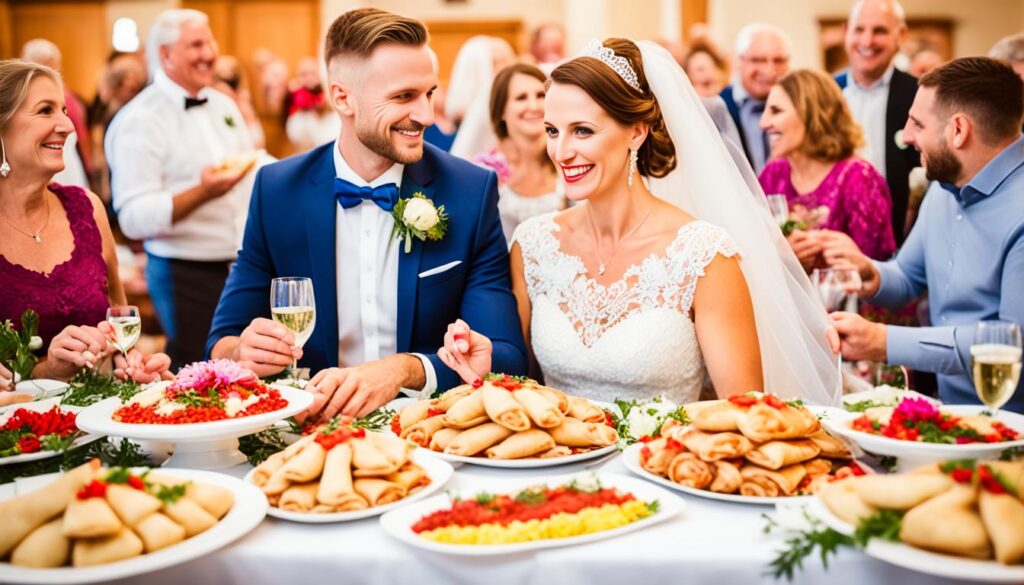 Gastfreundschaft bei polnischen Hochzeiten