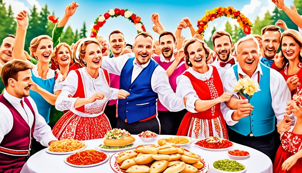 Traditionen bei der Hochzeitsfeier in Polen