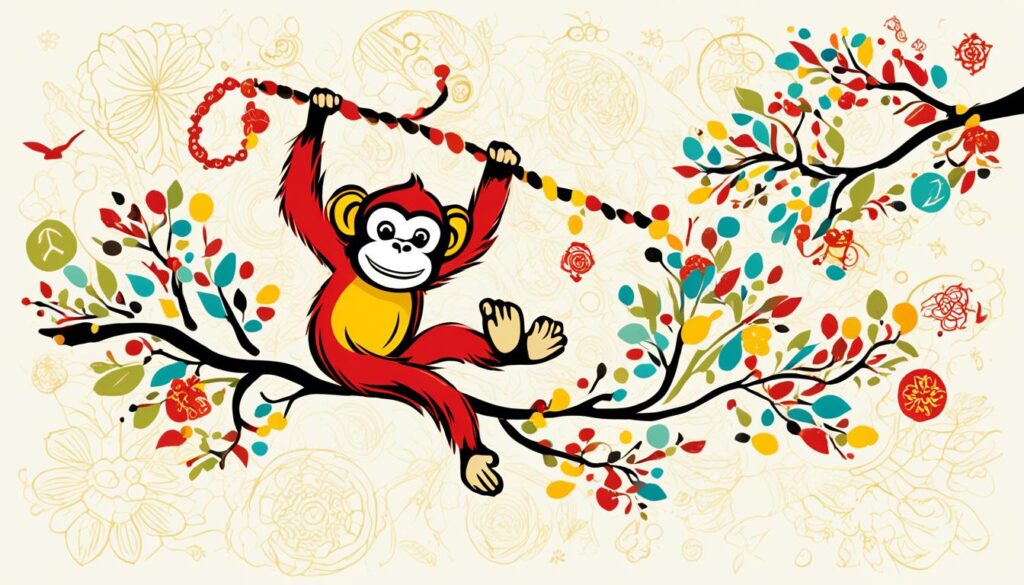 Chinesisches Jahr des Affen