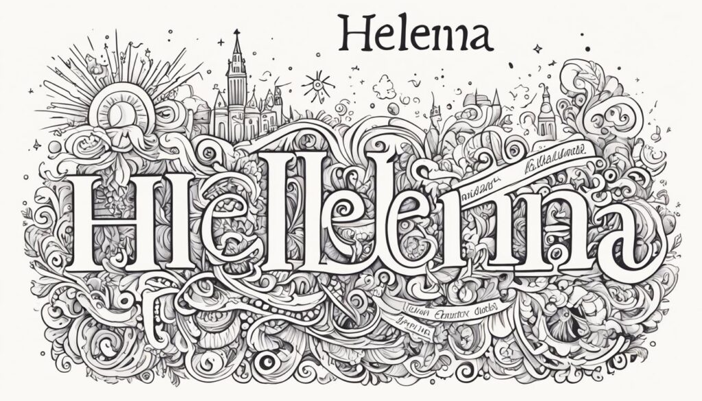 Wortzusammensetzung des Namens Helena
