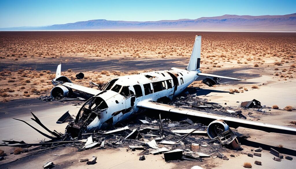 Flugzeugabsturz als Symbol des Kontrollverlusts