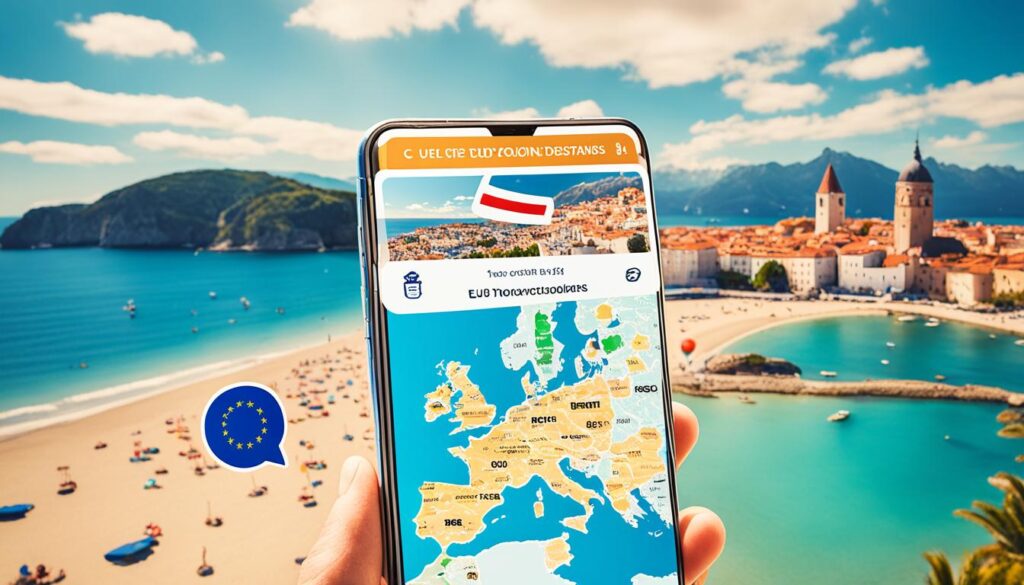 Handynutzung während des Urlaubs in der EU, im EU-Ausland und in Grenznähe