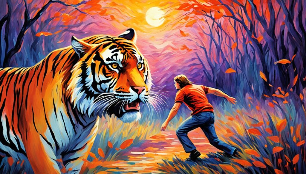 Traumdeutung innere Auseinandersetzung mit Tiger