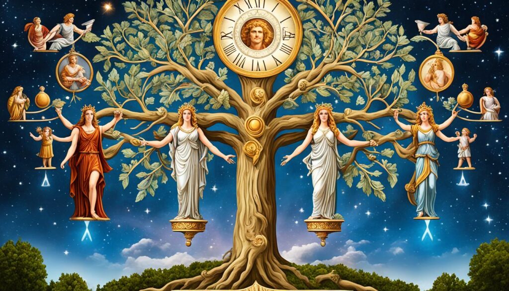 göttlicher Stammbaum