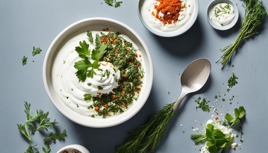 joghurt dressing verfeinern