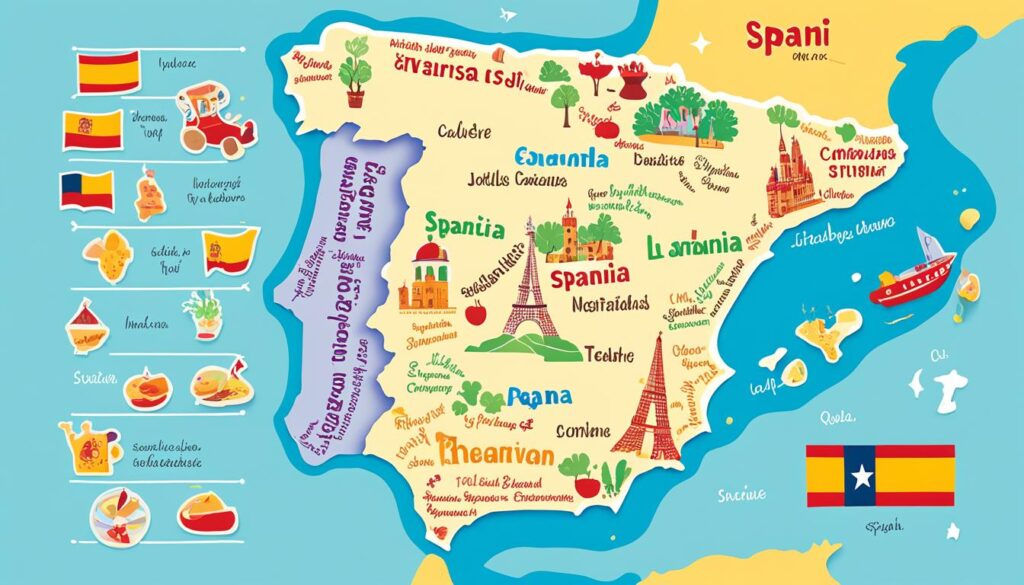 Spanische Namen nach Regionen