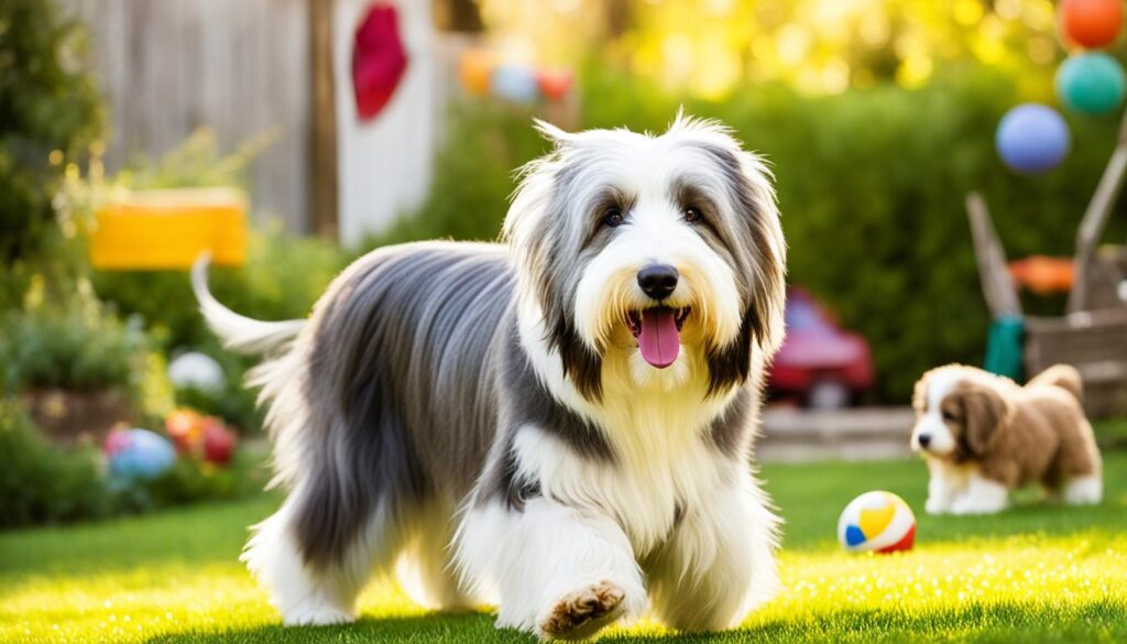 Bearded Collie als Familienhund