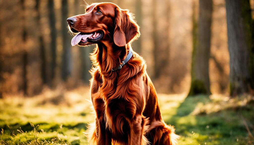 Hunderasse Irish Red Setter