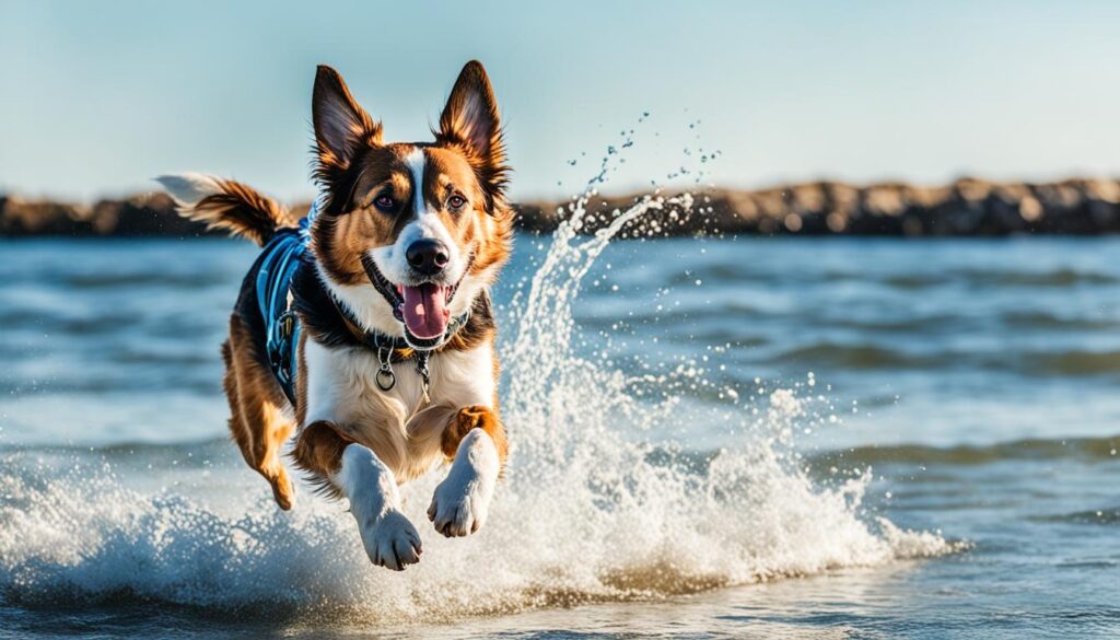 Neufundländer als Wasserhund