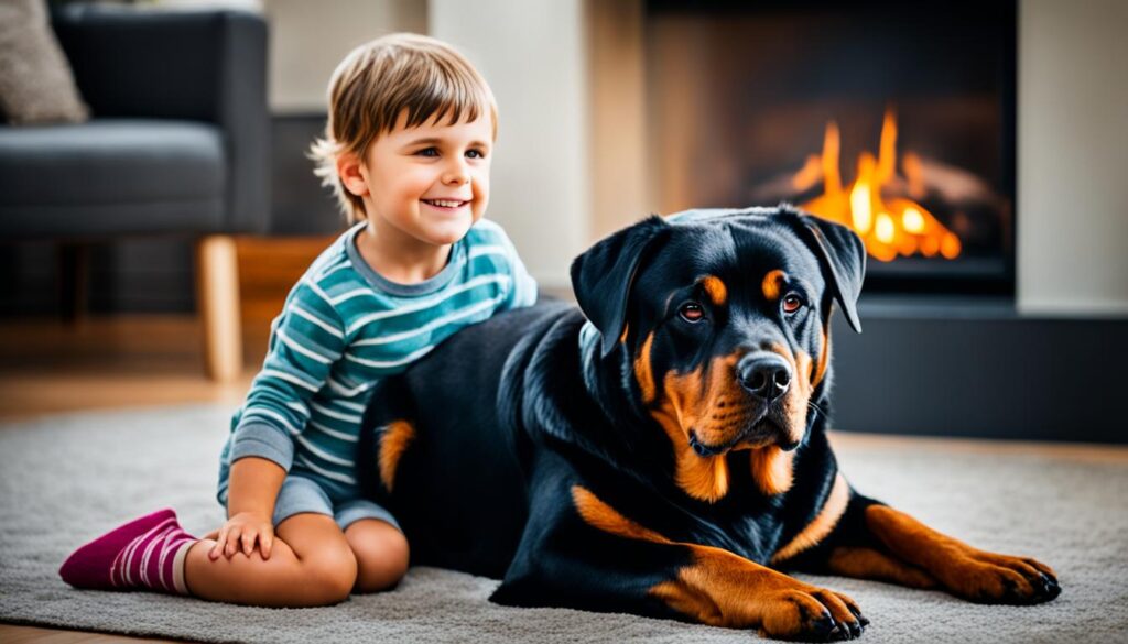 Rottweiler Familienhund