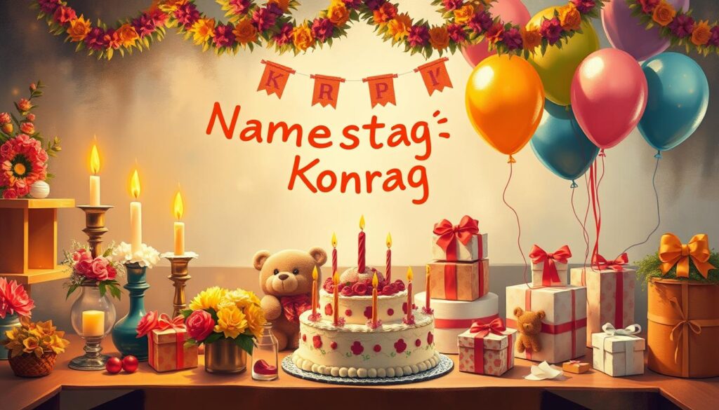 Namenstag und Unterschied Namenstag Geburtstag