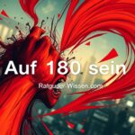 Redewendung Auf 180 sein