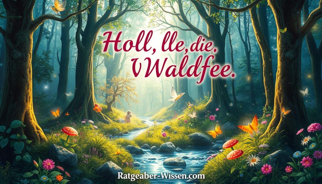 Redewendung Holla, die Waldfee