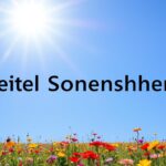 Redewendung eitel Sonnenschein