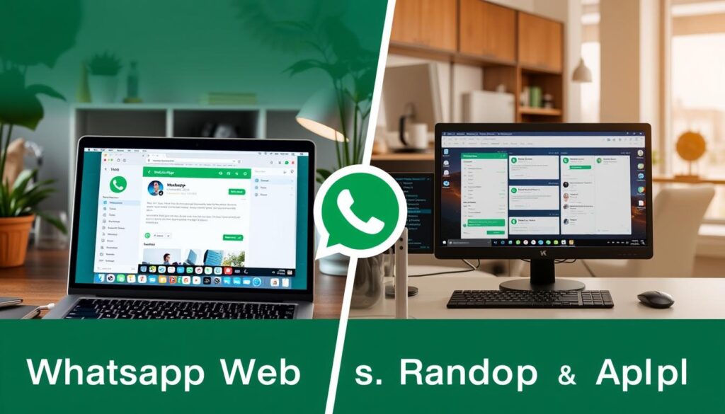 WhatsApp Web versus Desktop-Anwendung