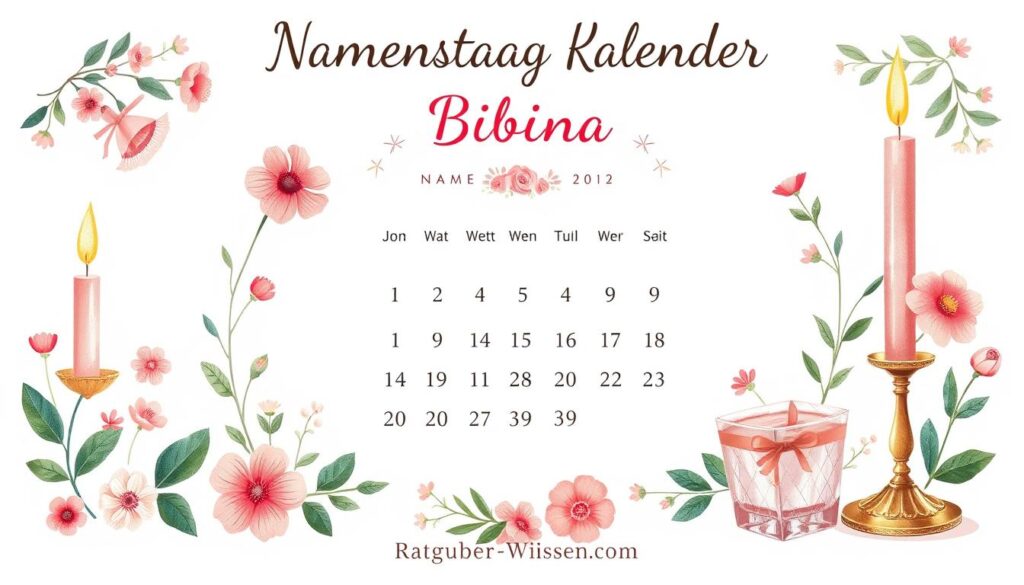 Namenstag Kalender Bibiana