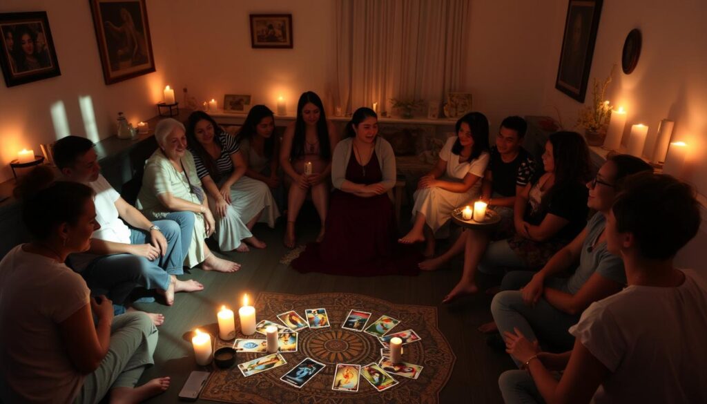 Gruppenlesung der Tarot Tageskarte