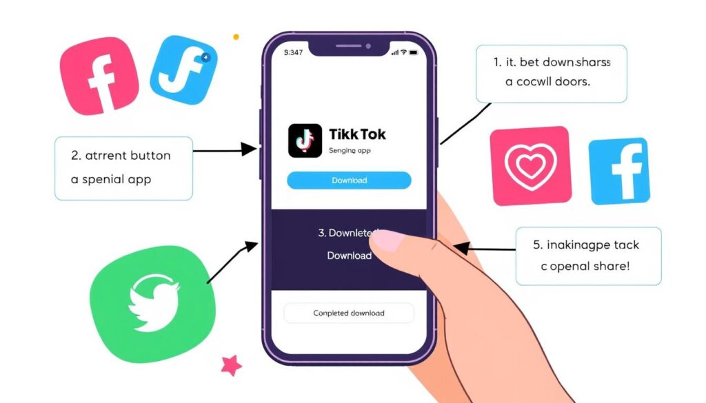 Schritte zum TikTok Video Download