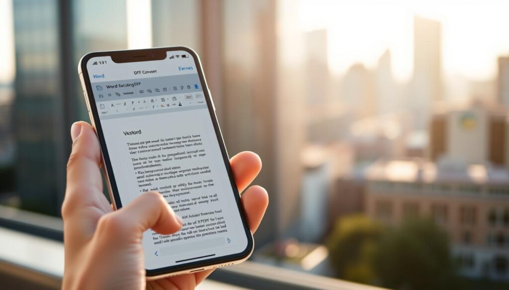 Einfach Word in PDF umwandeln auf mobilen Geräten